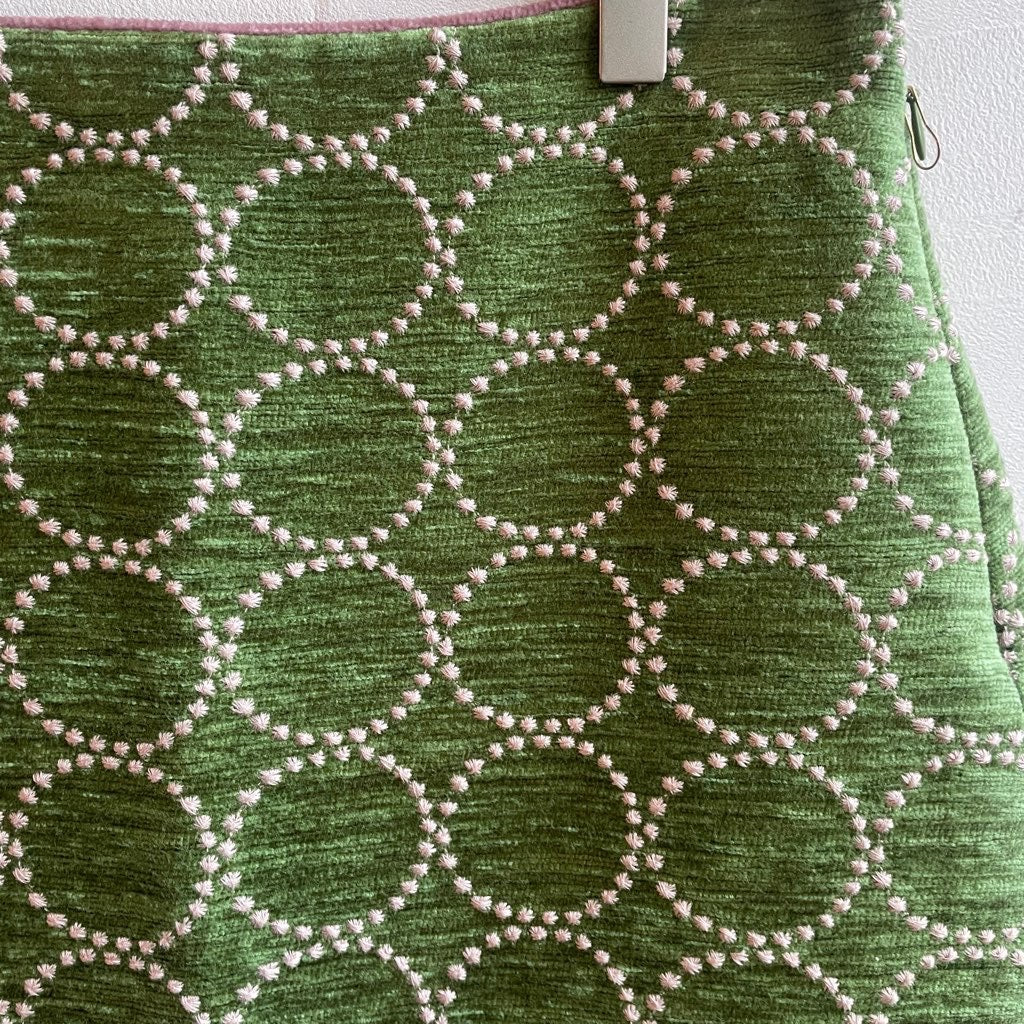 古着】ミナペルホネン / mina perhonen タンバリン/tambourine GR 膝丈