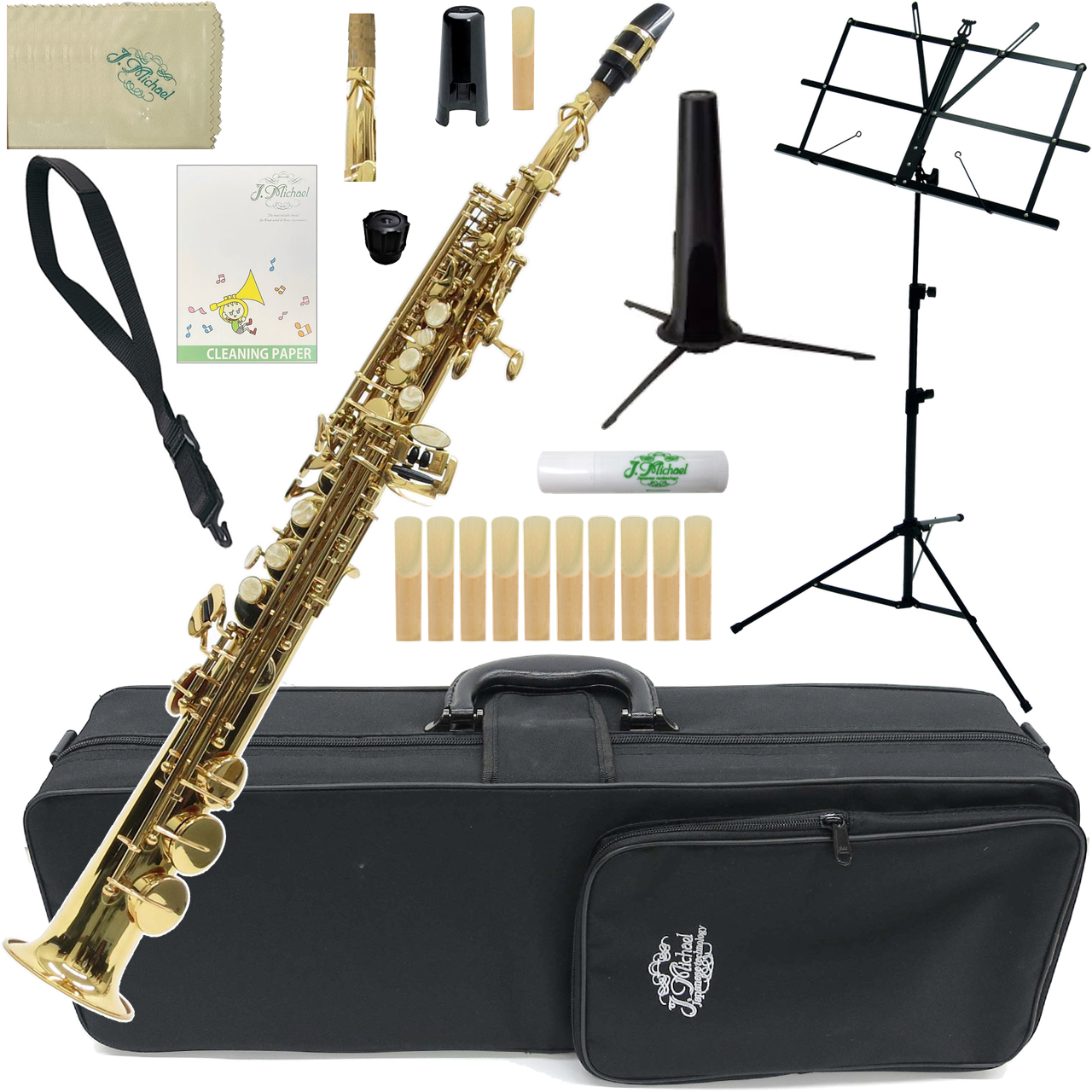 J Michael Jマイケル 3年保証対象 SP-650 ソプラノサックス ストレート
