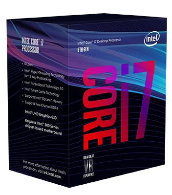 CPU i5-9600x5 i5-8500x2 i7-7700 i3-8100 etc. Intel Core i5 8th Gen