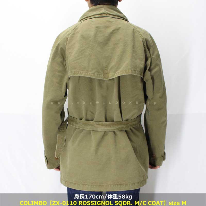 COLIMBO 【ZX-0110 ROSSIGNOL SQDR MOTORCYCLE COAT ＜OLIVE