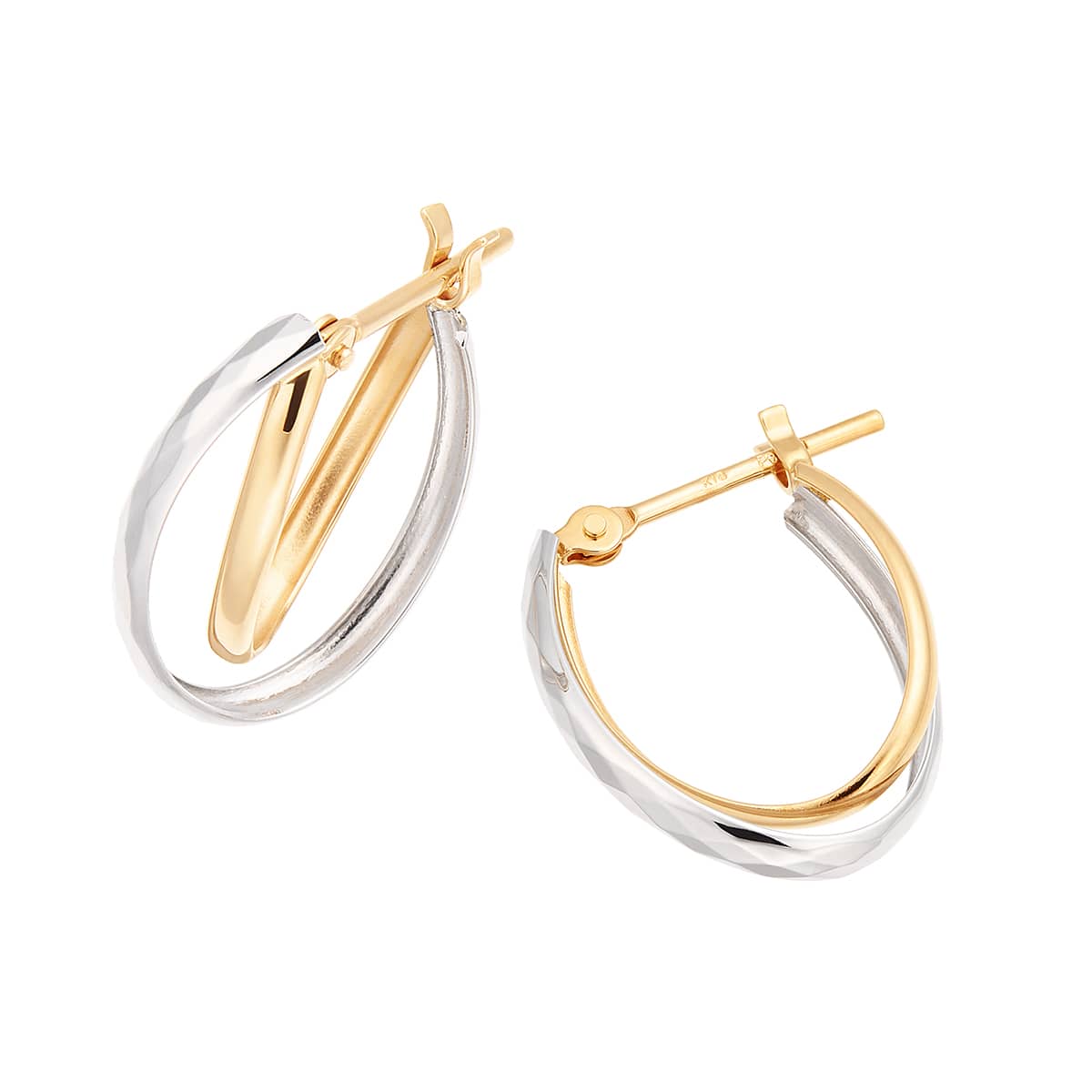 プラチナ/K18イエローゴールドピアス(RPE876-002)|TSUTSUMI