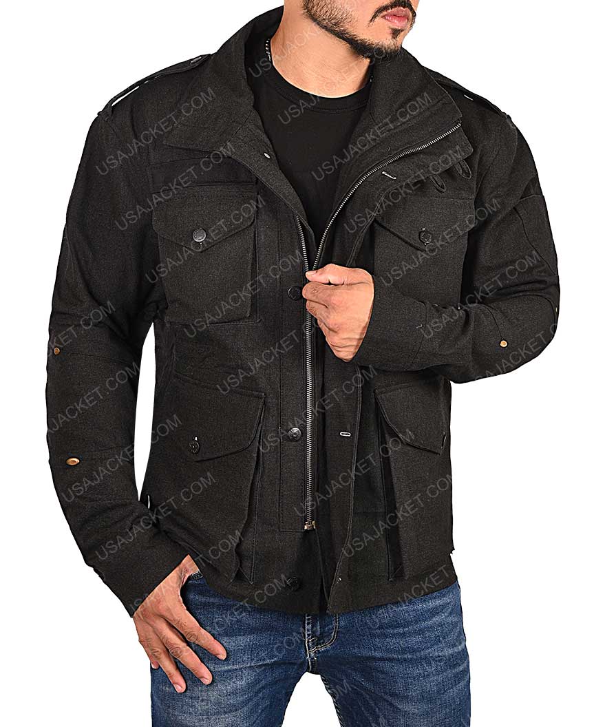Daredevil Season 2 Frank Castle Black M-65 Field Jacket