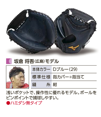 ミズノプロ・ミットオーダー（軟式）