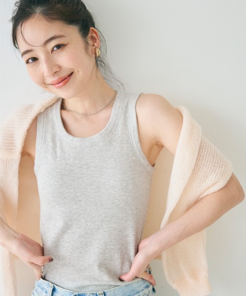 coca（コカ） タンクトップ ノースリーブ ＼新色追加／カップ付アメ