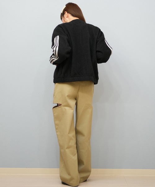 adidas（アディダス） コート アウター ボアショートジャケット/スリー