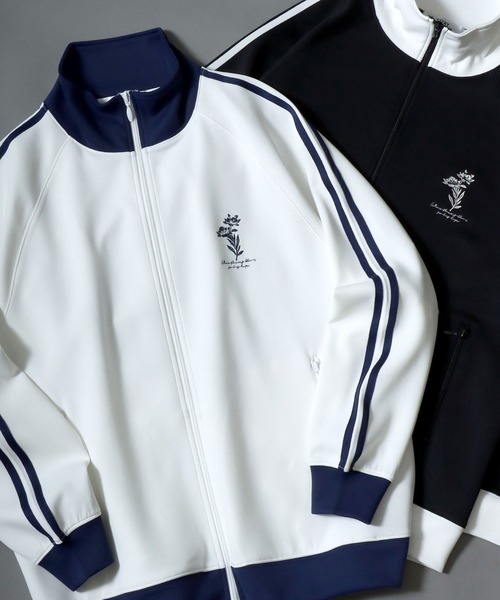 SITRY（シトリー） ジャージ SITRY Flower Embroidery Track Jacket