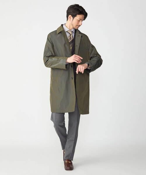 SHIPS（シップス） ステンカラーコート コート SHIPS: ナイロン シルク