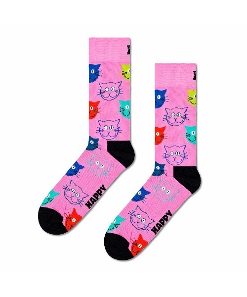 ARCHIVER 靴下 ○Happy Socks○ 3-Pack Mixed Cat Socks Gift Set