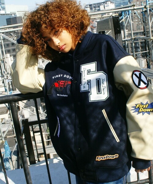 FREAK'S STORE（フリークスストア） 「FIRST DOWN」スタジャン MEDIUM