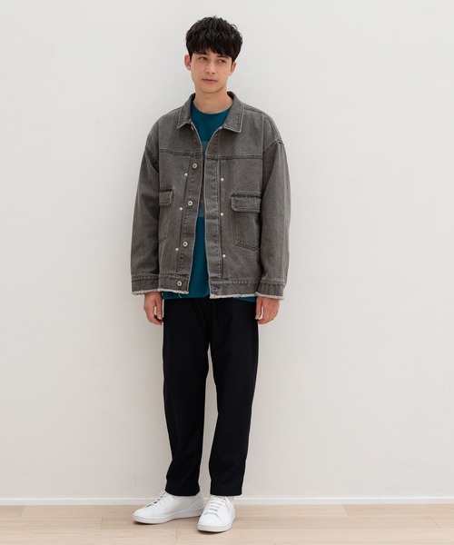 LAKOLE（ラコレ） デニムジャケット gジャン カットオフデニム