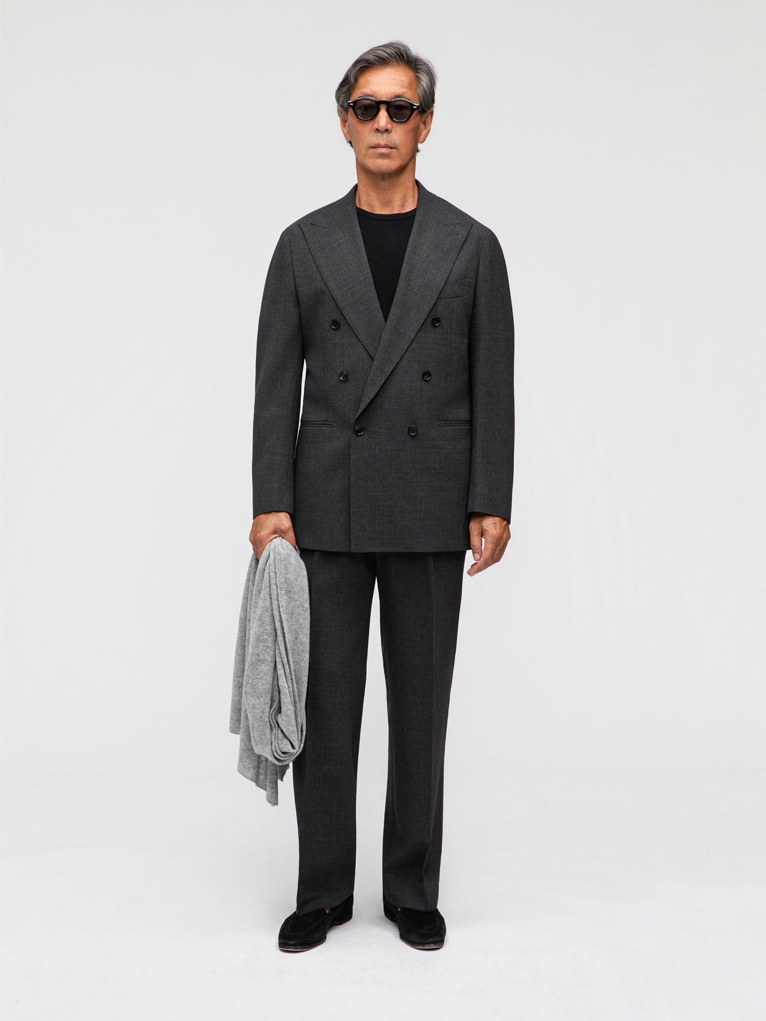 Grand Le Mar - Charcoal Heavyweight High Twist Suit – Grand Lè Mar