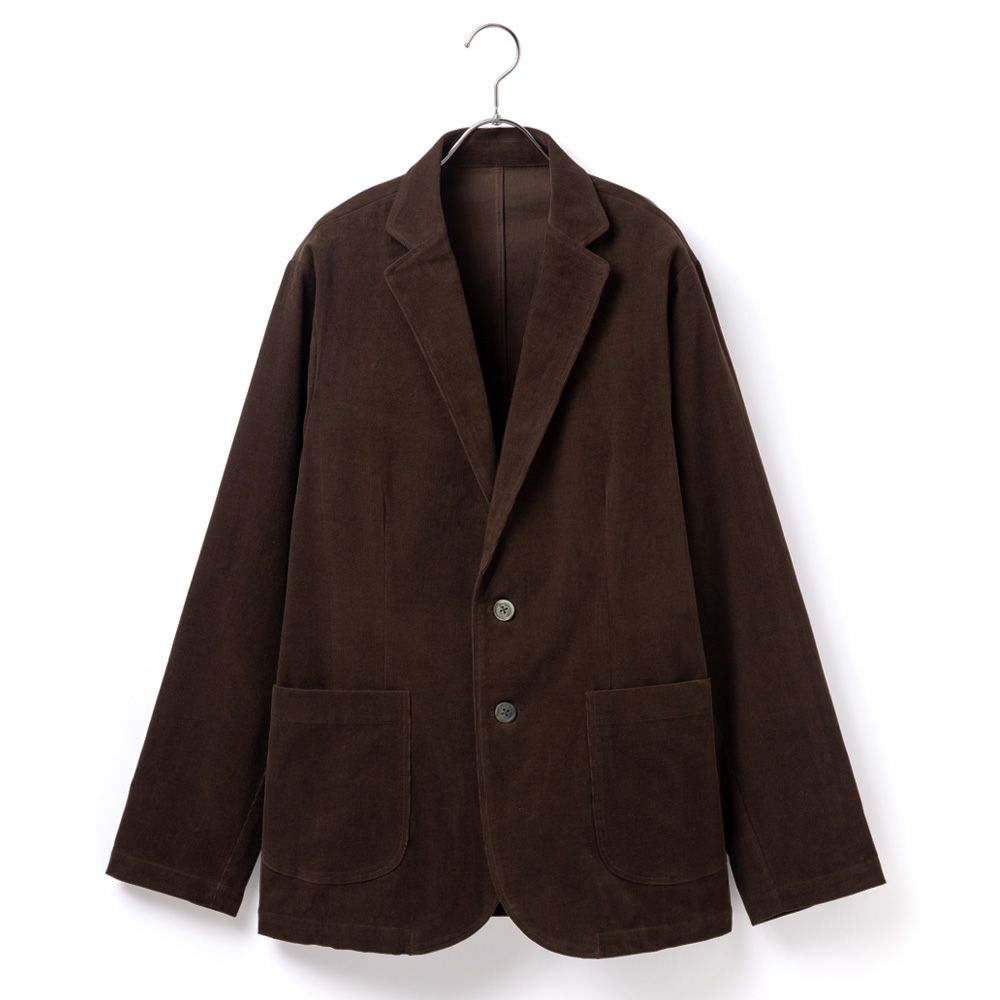 近江晒/コーデュロイ メンズ ライトジャケット ブラウン | hadae