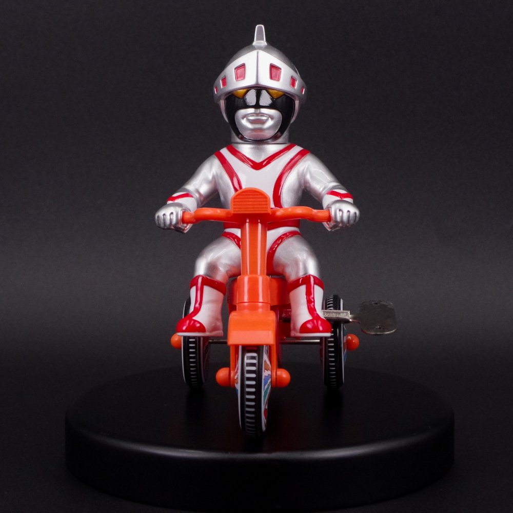 ジャギ様取り置き】旧バンダイ シルバー仮面 面取れソフビ シルバー