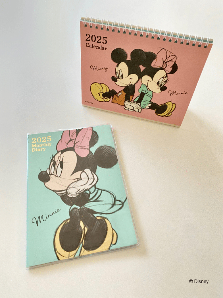 ローソン人気商品】ミッキーマウス＆ミニーマウスデザインのダイアリー