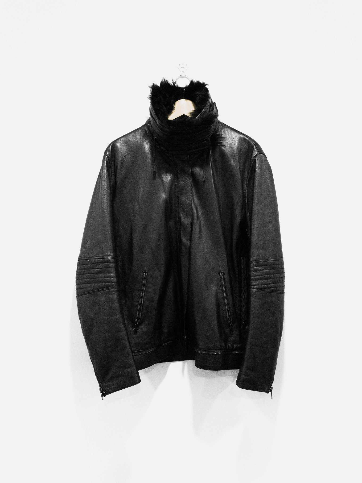 Helmut Lang AW99 Lamb Leather Astro Biker Jacket – HUIBEN