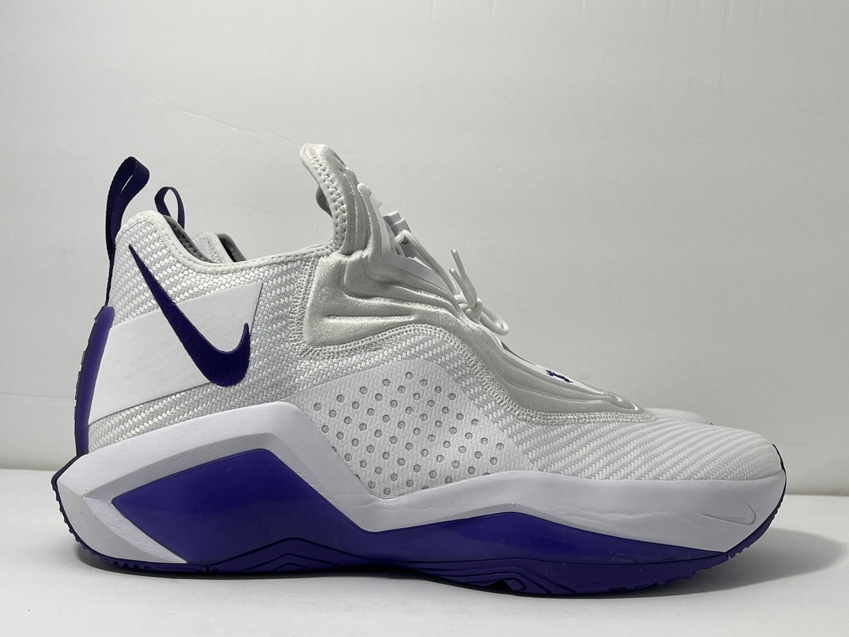 Nike Lebron Soldier XIV TB Promo White Purple Cw4221-106 Men Size
