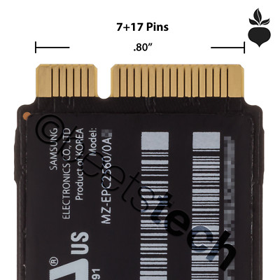 256GB SSD Samsung MZ-EPC2560/0A2 - MacBook Air 11