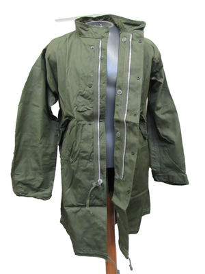 US M65 Fishtail Parka Shell Vietnam Era 1968 Arctic XSMALL M1965