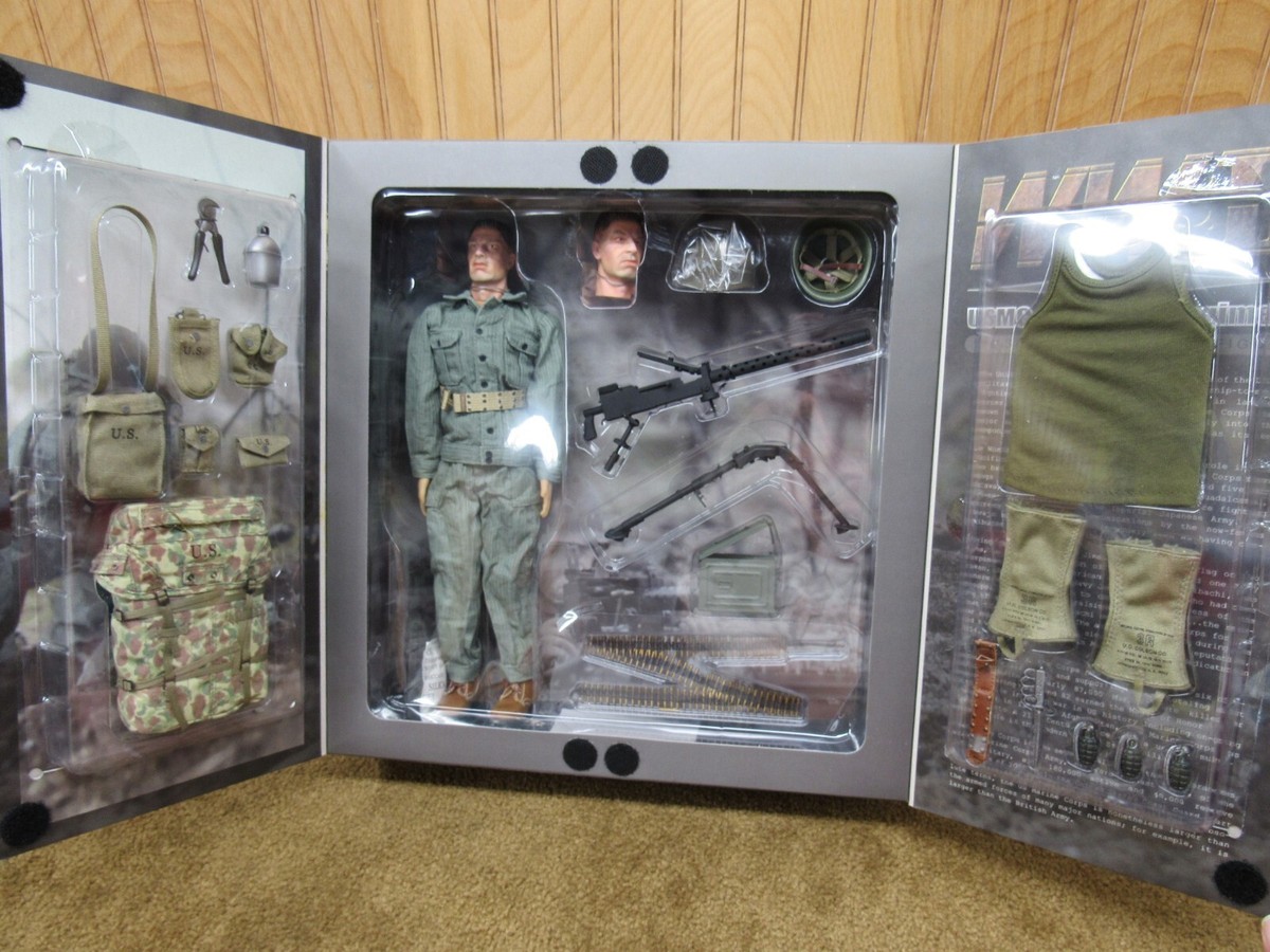 1/6 DID WWII USMC 1st Marine Reg Figure w Camo Jungle Pack 1919