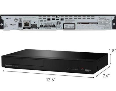 Panasonic 4K Blu Ray Player, Ultra HD Premium Video Playback and