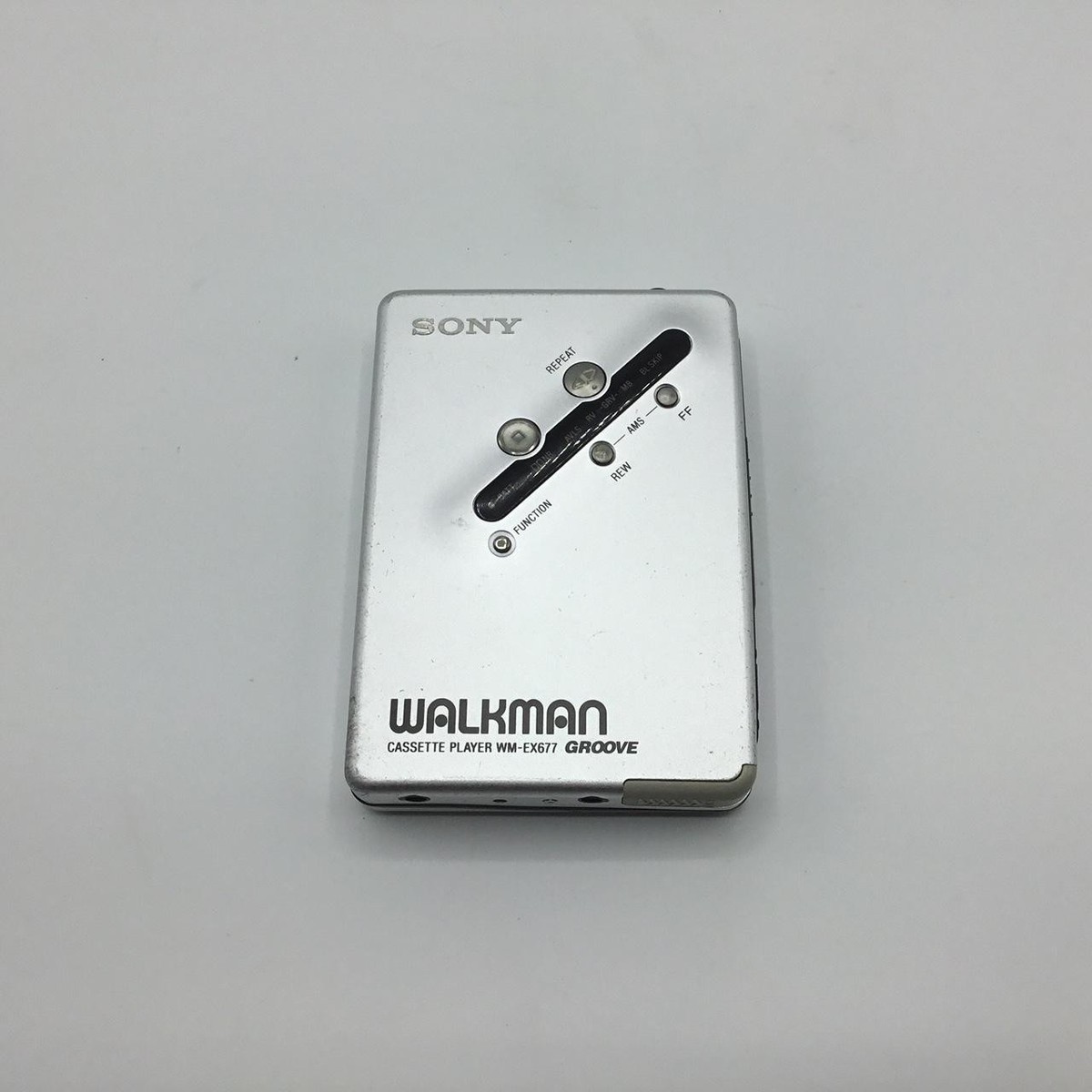 Sony Walkman Portable Cassette Player - Metal Body - Silver (WM