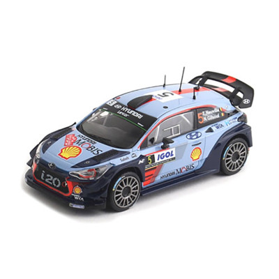 Toys Diecast Miniature 2017 Rally Winner Mini Car for Hyundai i20