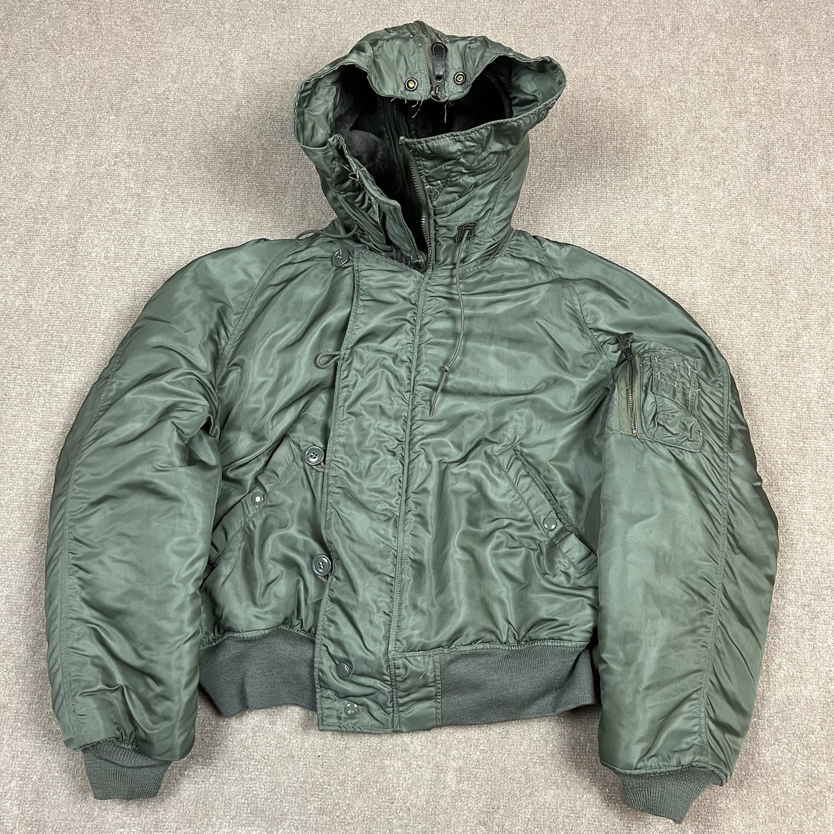 Vintage 60s USAF N-2B Heavy Flying Bomber Jacket Men XL US