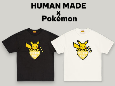HUMAN MADE x Pokemon MADE GRAPHIC T-SHIRT Shinsaibashi Pikachu