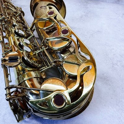 Yamaha YAS-32 Alto Saxophone Purple Logo Japan Serial 013438 Key