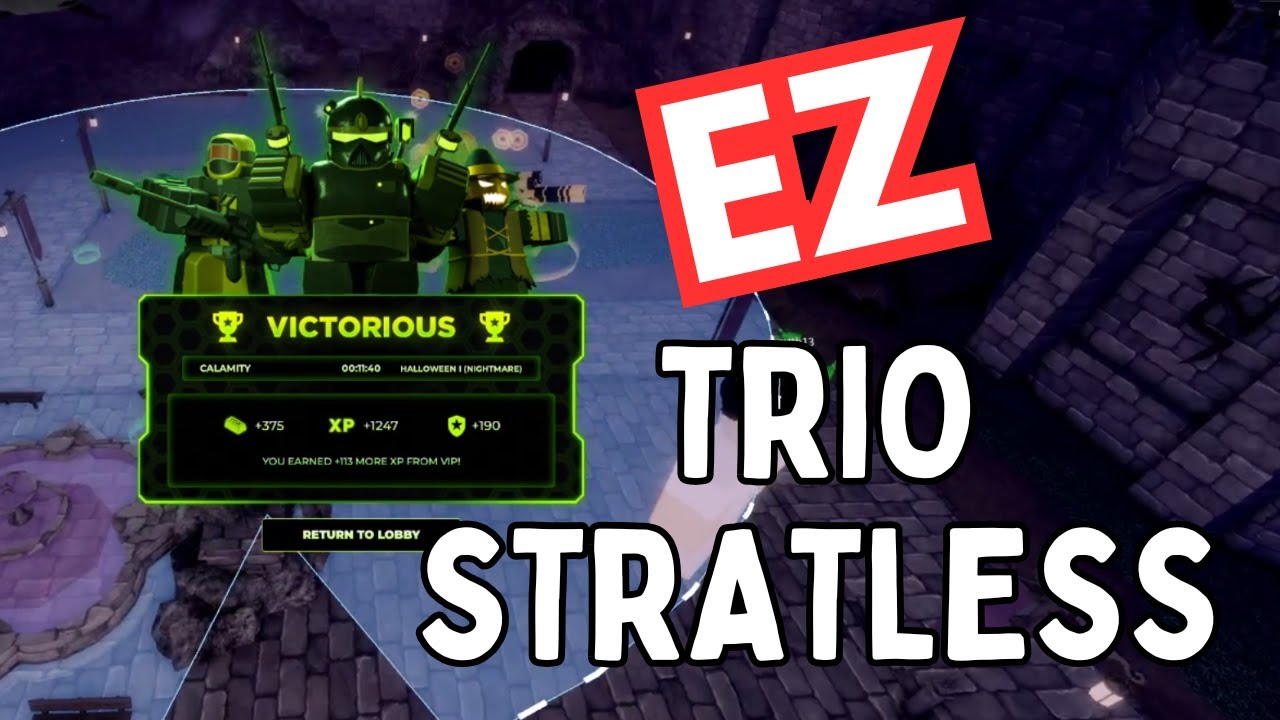 CHAPTER 1 NIGHTMARE TRIO STRATLESS TRIUMPH | TDX Roblox - YouTube