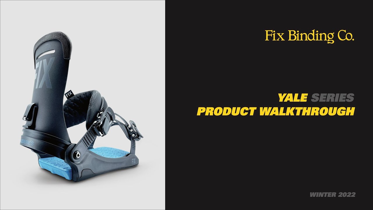 2021/2022 Yale | Men's Snowboard Bindings | Fix Binding Co. - YouTube