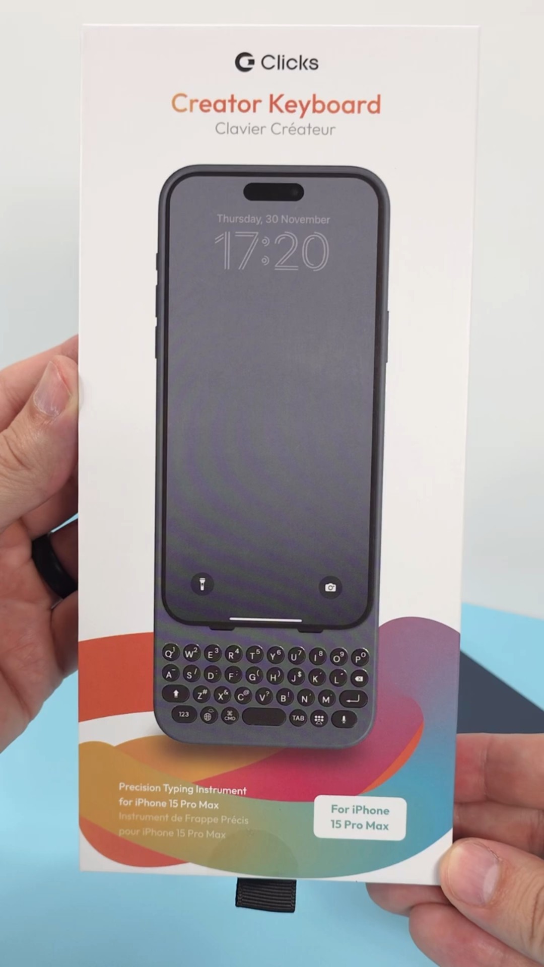 Clicks for iPhone 15 Pro Max London Sky Unboxing - YouTube