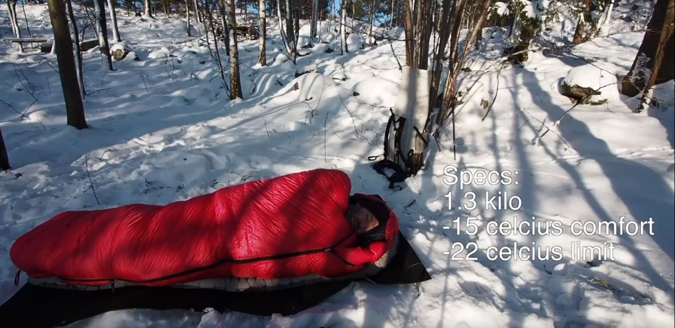 Cumulus Teneqa 850 winter down bag review – demonstration