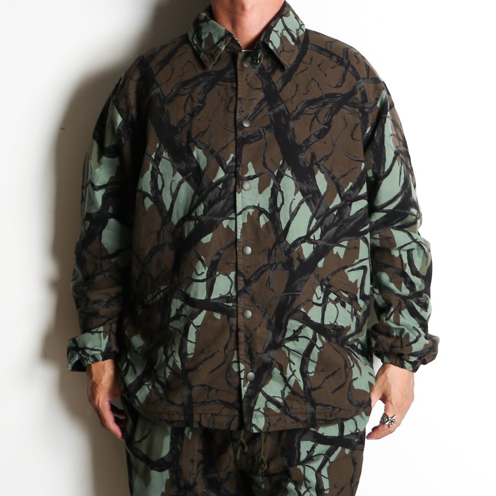MASSES - 【ラスト1点-サイズL】SNUP JKT GRAY CAMO / シャツ