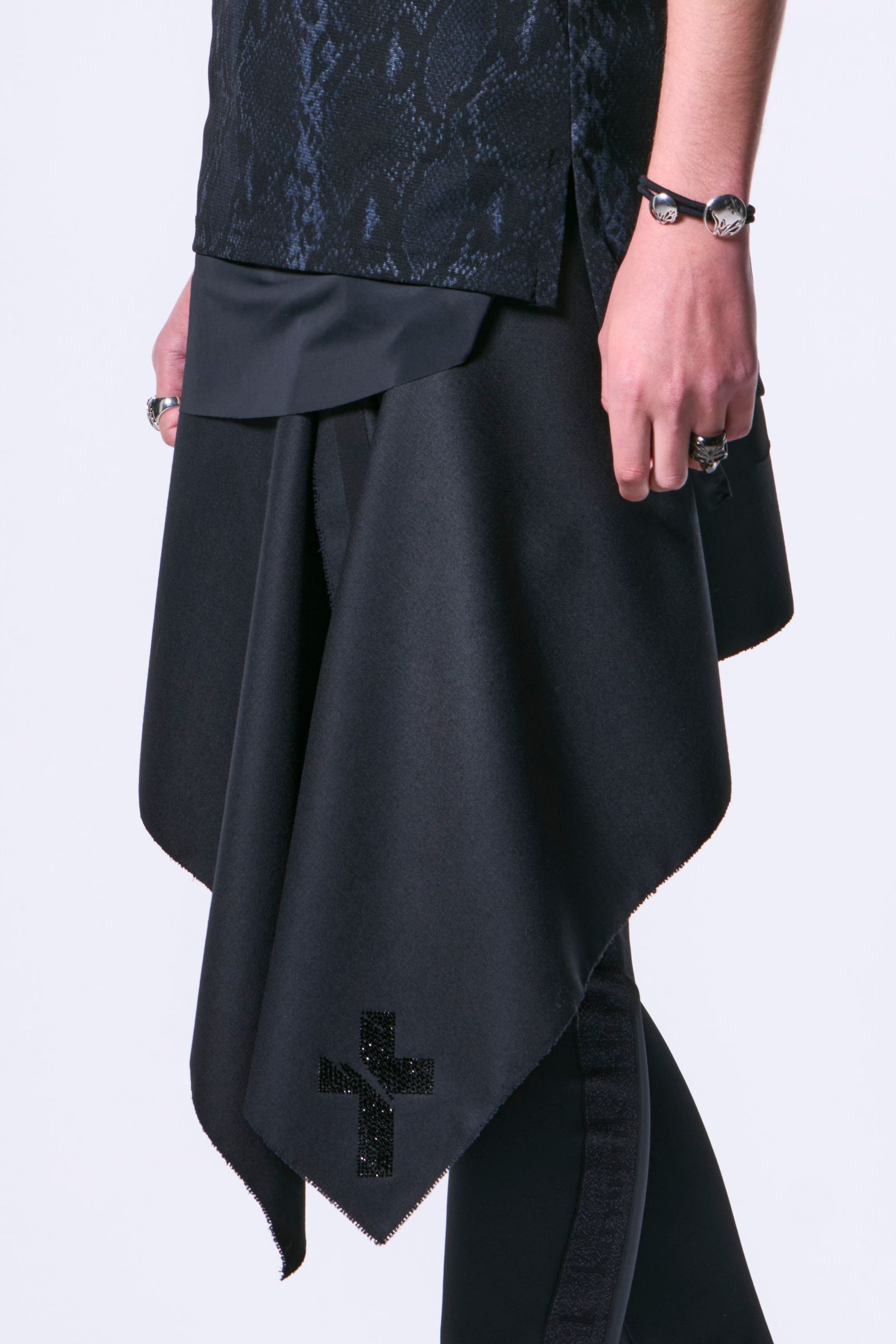 kiryuyrik - 72Saxony Hip Hung Muffler / サキソニーウール ヒップ