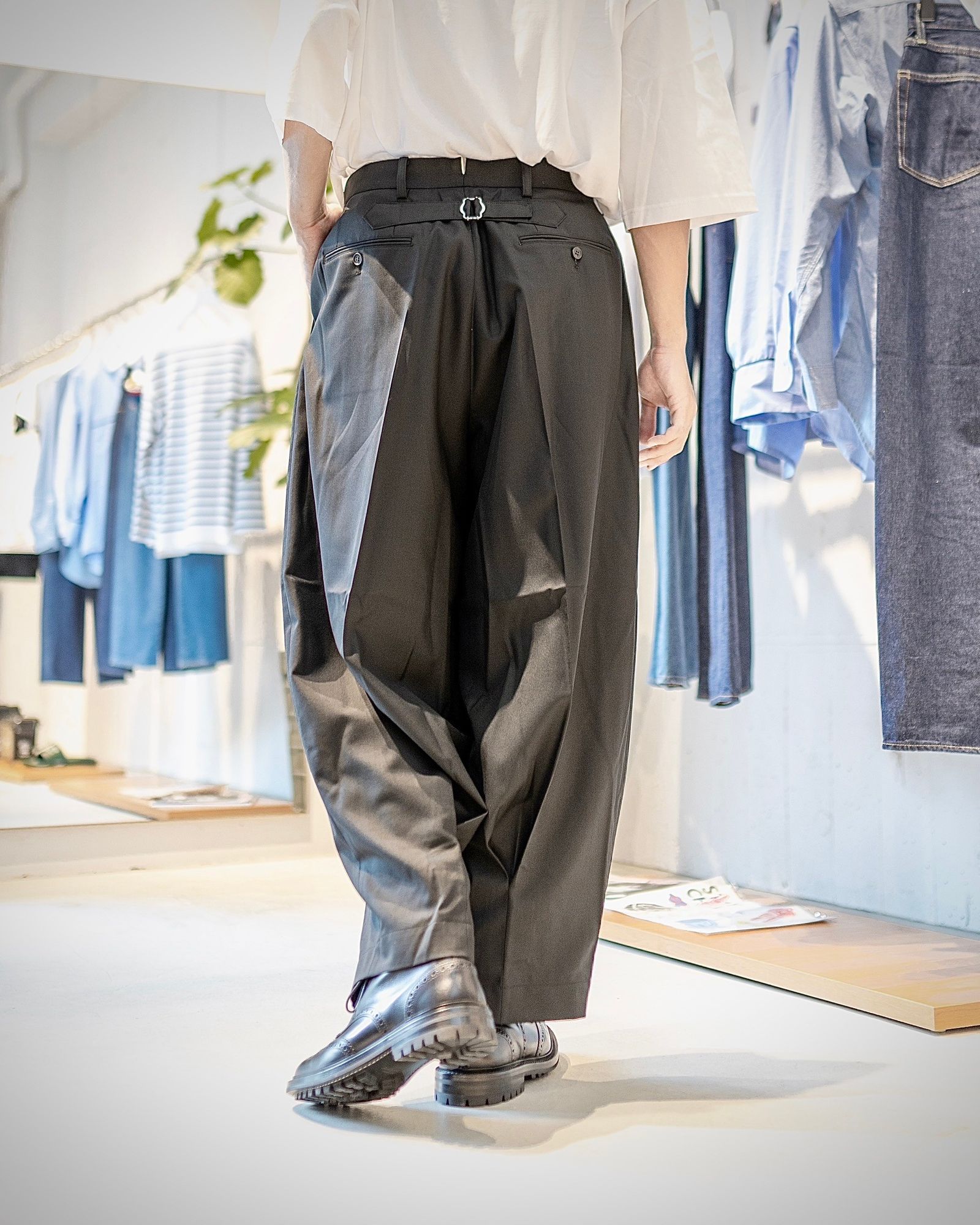 COMME des GARCONS HOMME - コムデギャルソンオム24AW ウールサージ