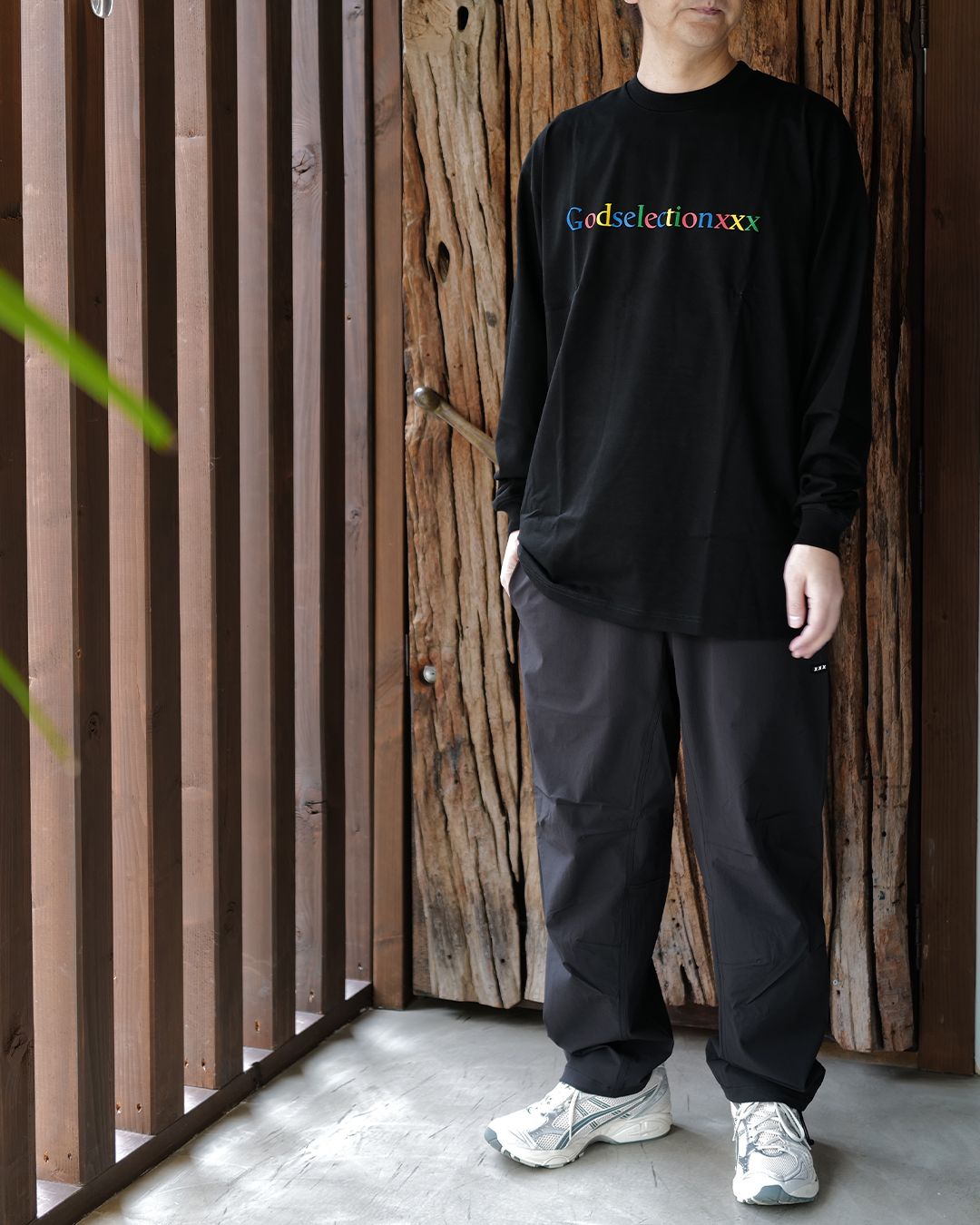 GOD SELECTION XXX - GX-A26-LT-05 LONG SLEEVE T-SHIRT BLACK | River