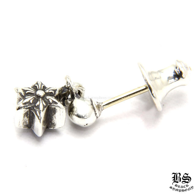 クロムハーツタイニースタードロップイヤリング（ピアス）|クロム