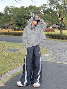 Adilenium シーズン 2 オーバーサイズ ジップオフトラックパンツ