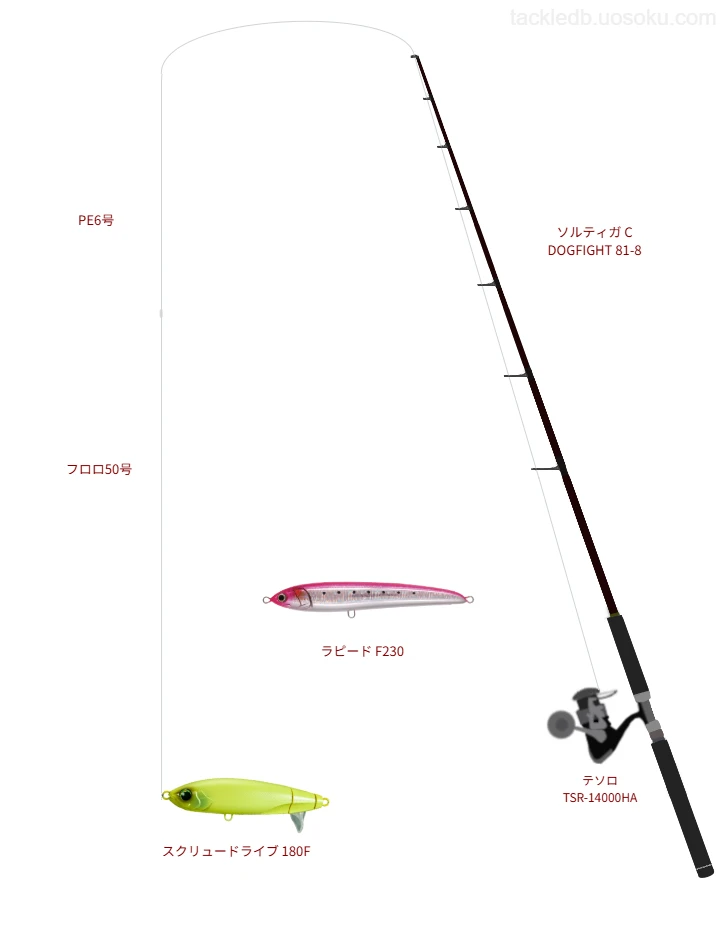 ソルティガ C使用タックル！インプレ及び合うリールやルアーについて