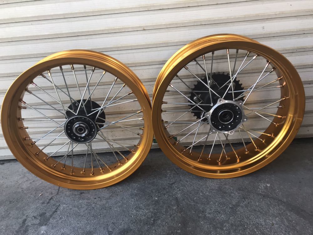 KLX250 前後ホイールセット タイヤ山あり 【公式通販】