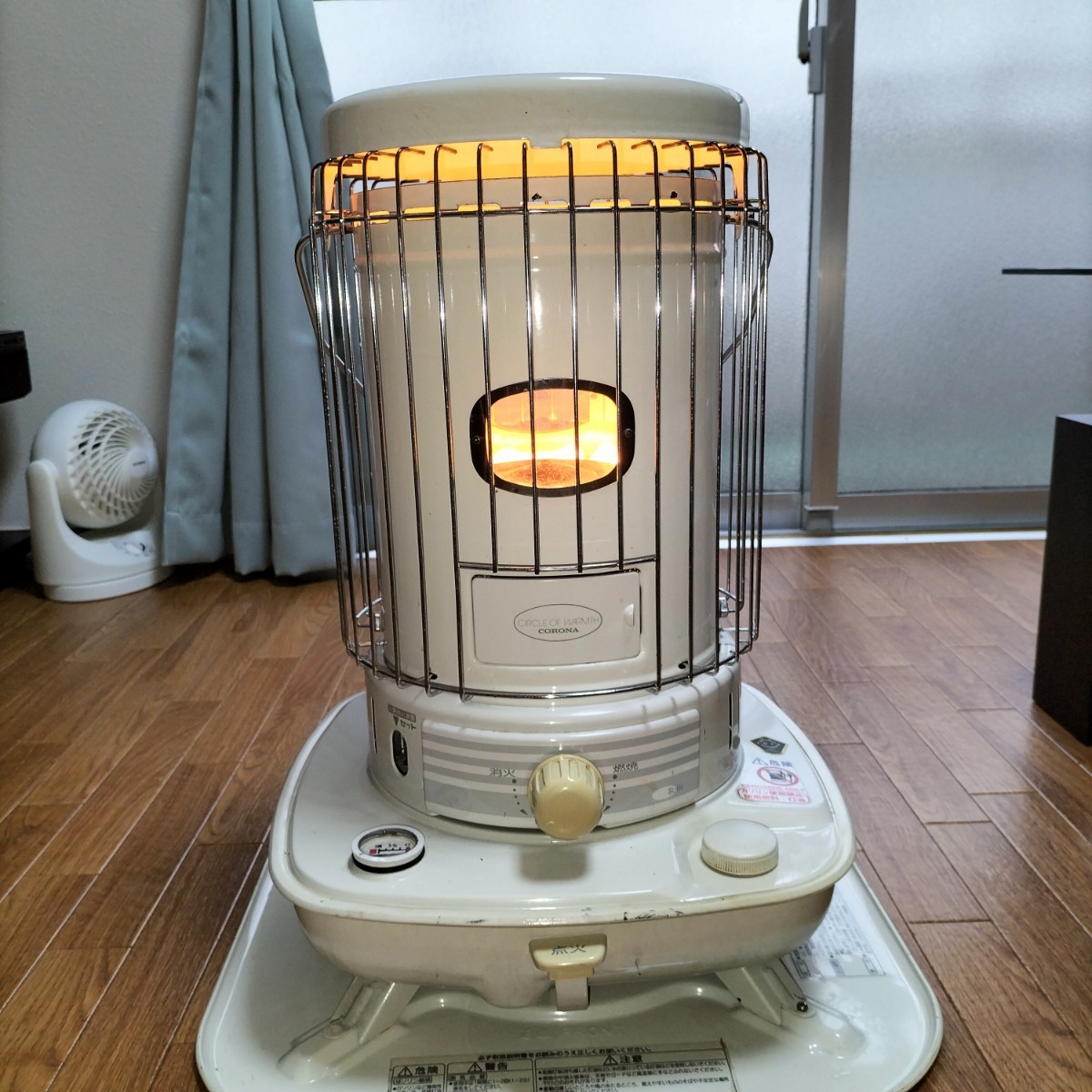 中古 CORONA コロナ 自然通気形開放式 石油ストーブ SL-111 木造12畳