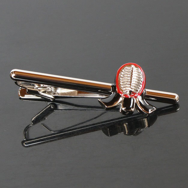 剣道の面タイバー（ネクタイピン） - 【鎌倉カフス工房】- プレゼント