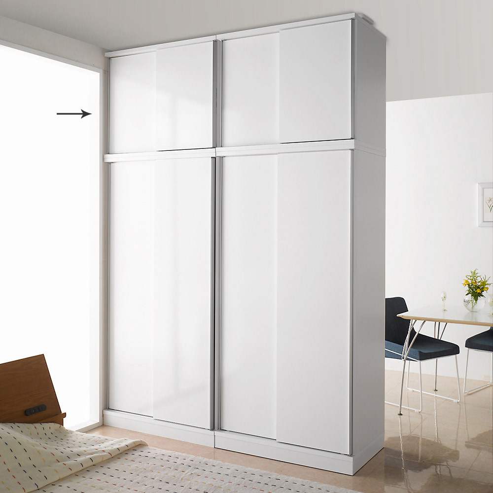 引き戸間仕切りワードローブ 幅88cm用「オーダー上置き」 通販 - ディノス