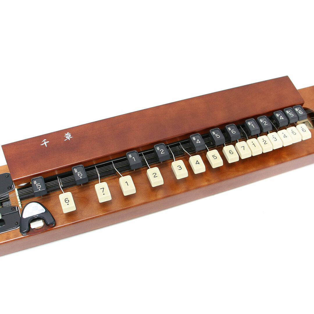 琴伝流 大正琴 野ばら 木目調 ハードケース付き 琴伝流 大正琴 野ばら