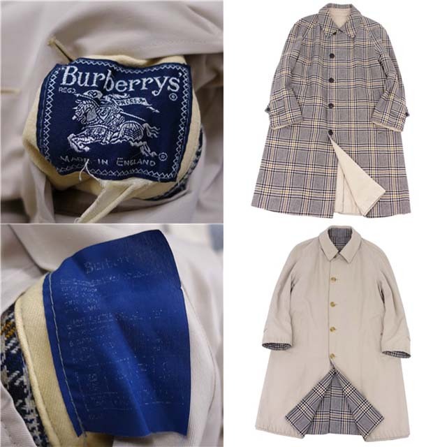 BURBERRY - Vintage バーバリー Burberrys コート 英国製 リバーシブル