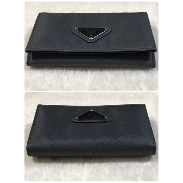 PRADA - 【極美品】PRADA カードケース ナイロン ポコノ 三角ロゴ