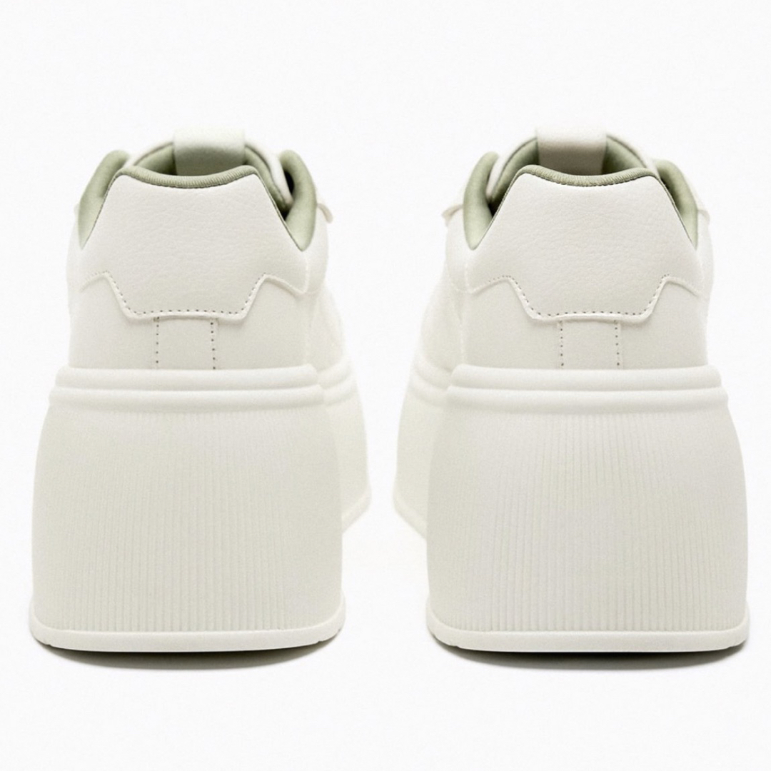 ZARA - フラットフォームプリムソールスニーカーの通販 by ぽんぽこ's