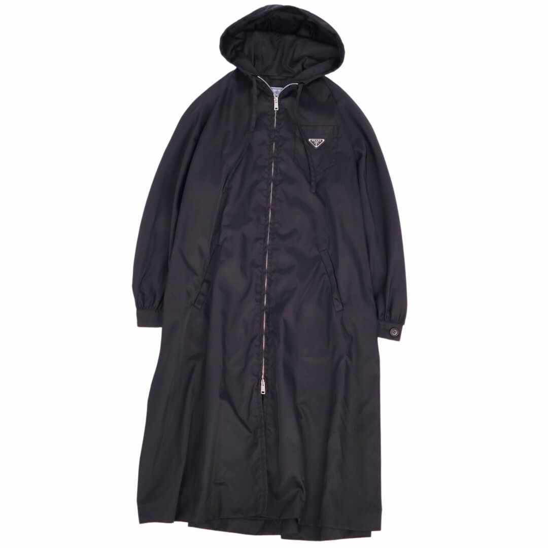 PRADA - 極美品 プラダ PRADA 2019 ナイロン ロングコート パーカー