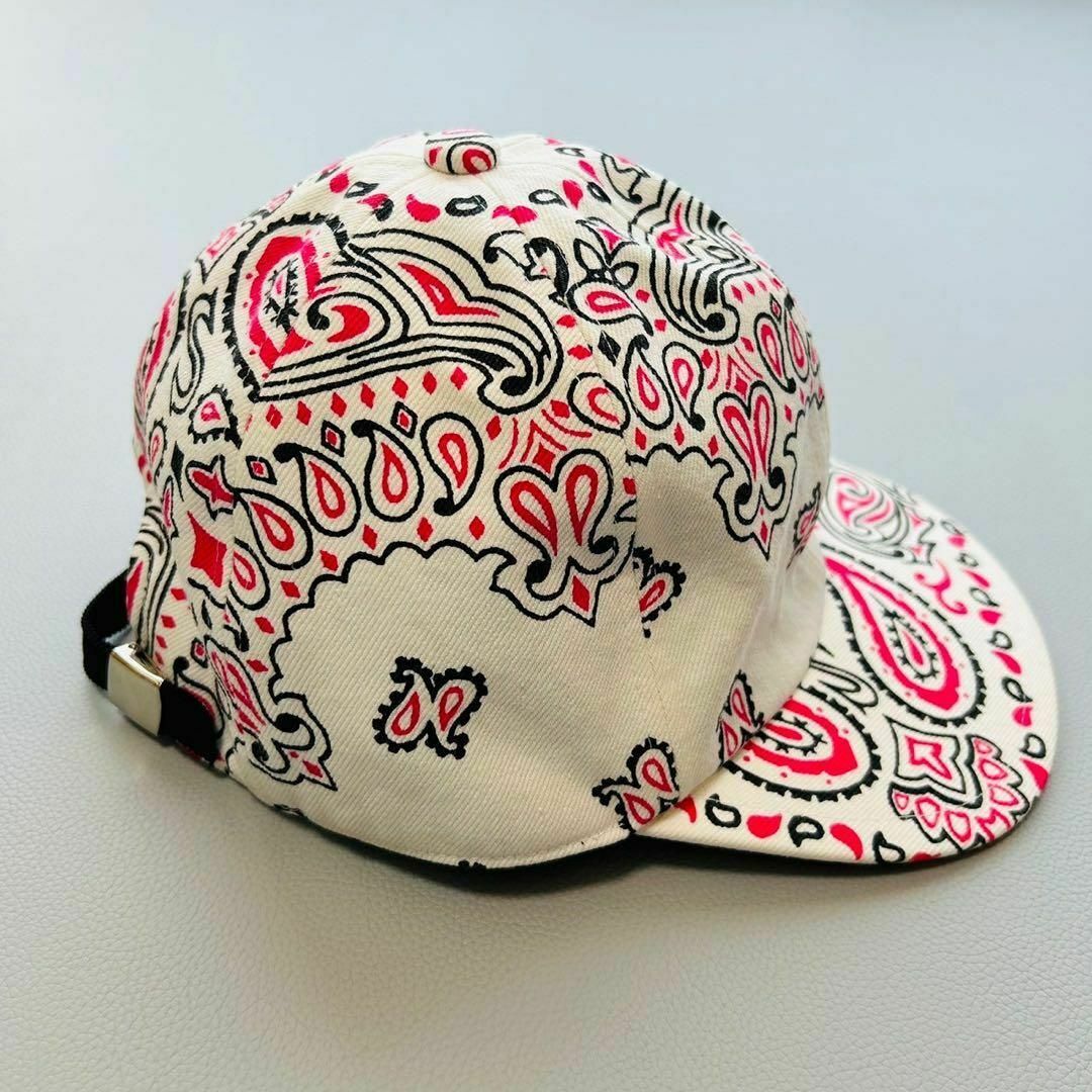 sacaiバンダナ柄 グレーキャップ Sロゴ